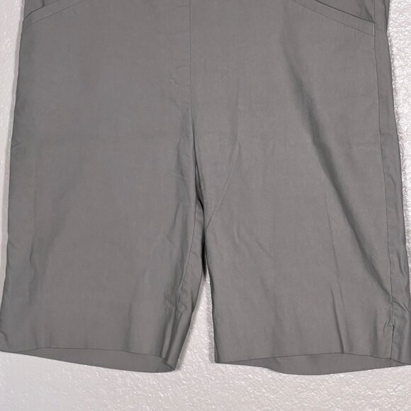 Harry Radley Gray Pull-on Bermuda Mid-Length Women's Shorts M Casual Summer - Picture 6 of 11